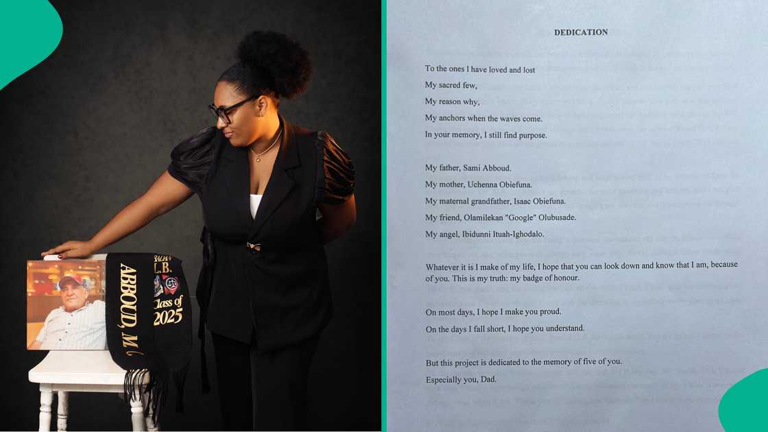 University of Ibadan law graduate makes headlines due to her interesting project topic, Nigerians react University of Ibadan law graduate makes headlines due to her interesting project topic, Nigerians react