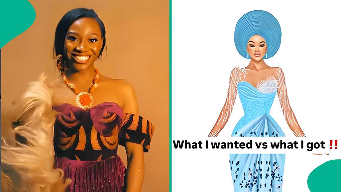 Bride shares how top Nigerian designer made a poor dress for her