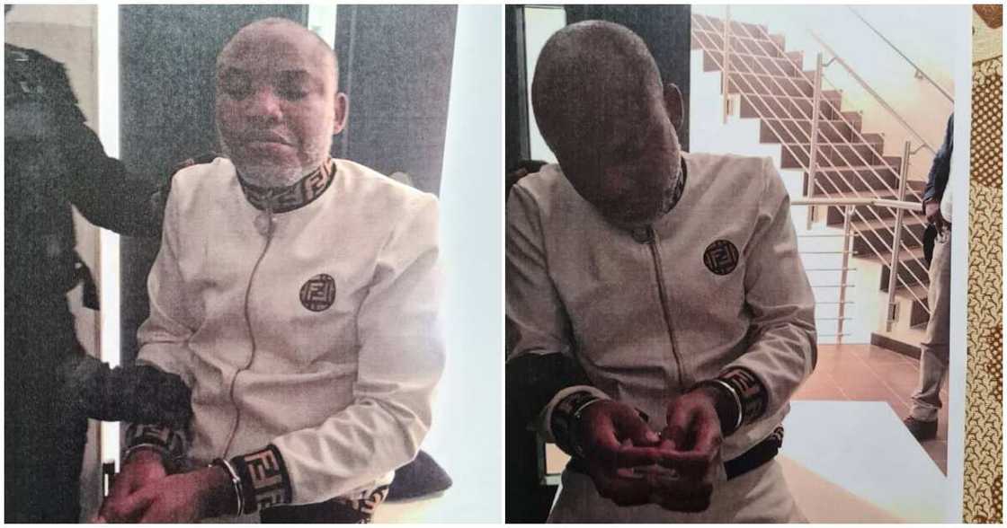 IPOB leader, Nnamdi Kanu has been arrested by the FG IPOB leader, Nnamdi Kanu has been arrested by the FG