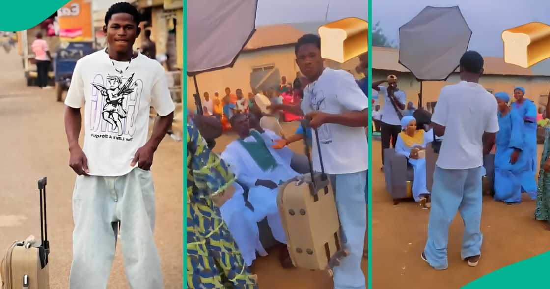 Man steals show at wedding, "sprays" bread on couple and DJ Man steals show at wedding, "sprays" bread on couple and DJ