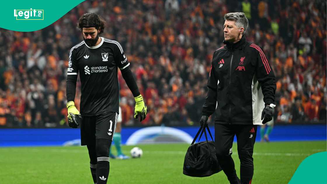Alisson Becker, Liverpool, Galatasaray, Rams Park, Istanbul, Turkiye, UEFA Champions League Alisson Becker, Liverpool, Galatasaray, Rams Park, Istanbul, Turkiye, UEFA Champions League