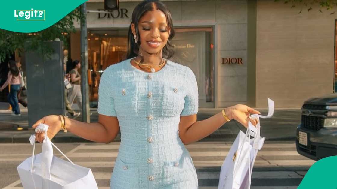 Fans hail Priscilla Ojo as she shared new pictures online. Fans hail Priscilla Ojo as she shared new pictures online.