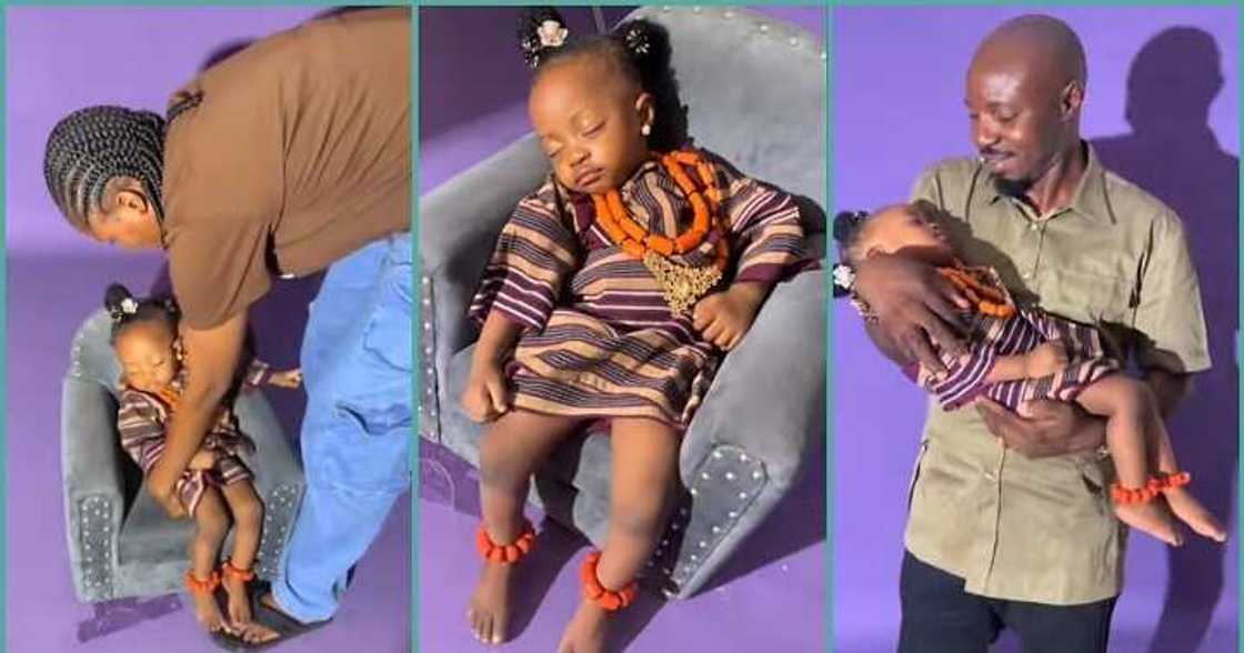 Little girl surprisingly sleeps off during photo shoot session Little girl surprisingly sleeps off during photo shoot session