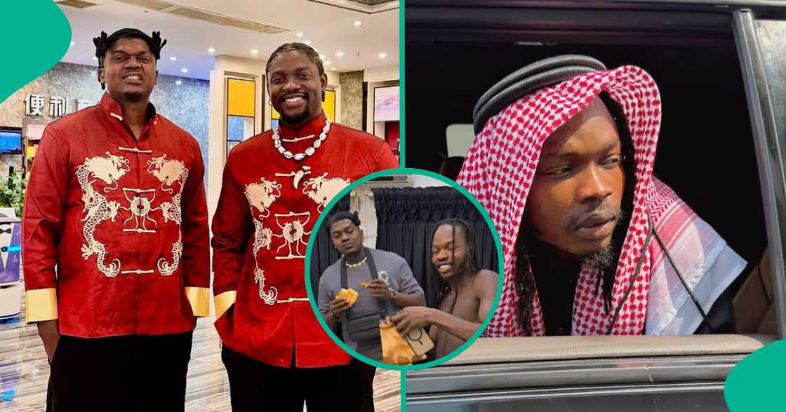 VeryDarkMan's friend spotted with Naira Marley.