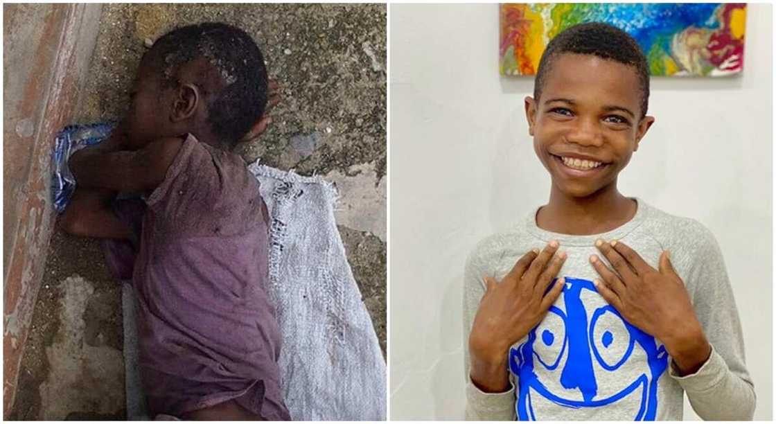 Solomon, a child called a witch and abandoned to die in Akwa Ibom state. Solomon, a child called a witch and abandoned to die in Akwa Ibom state.