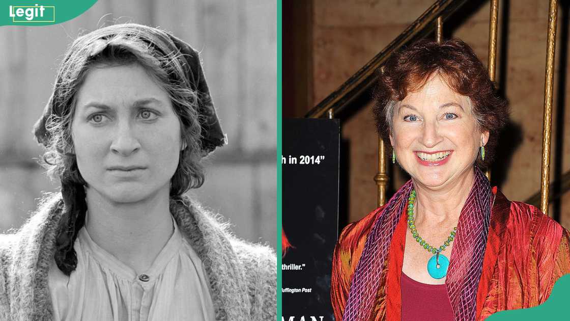Elaine Bromka in a past and recent photo