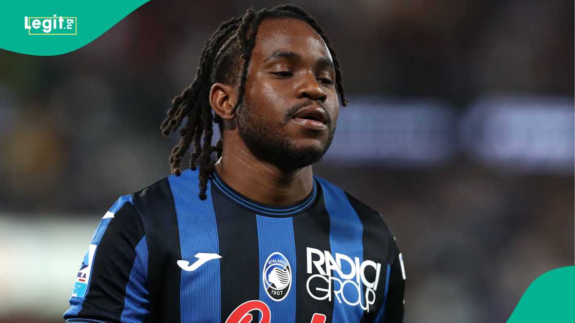 Ademola Lookman, Atalanta, Parma, Gewiss Stadium, Bergamo, Italy, Serie A. Ademola Lookman, Atalanta, Parma, Gewiss Stadium, Bergamo, Italy, Serie A.