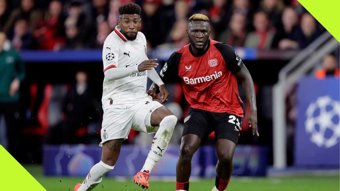 Victor Boniface during the UEFA Champions League Victor Boniface during the UEFA Champions League