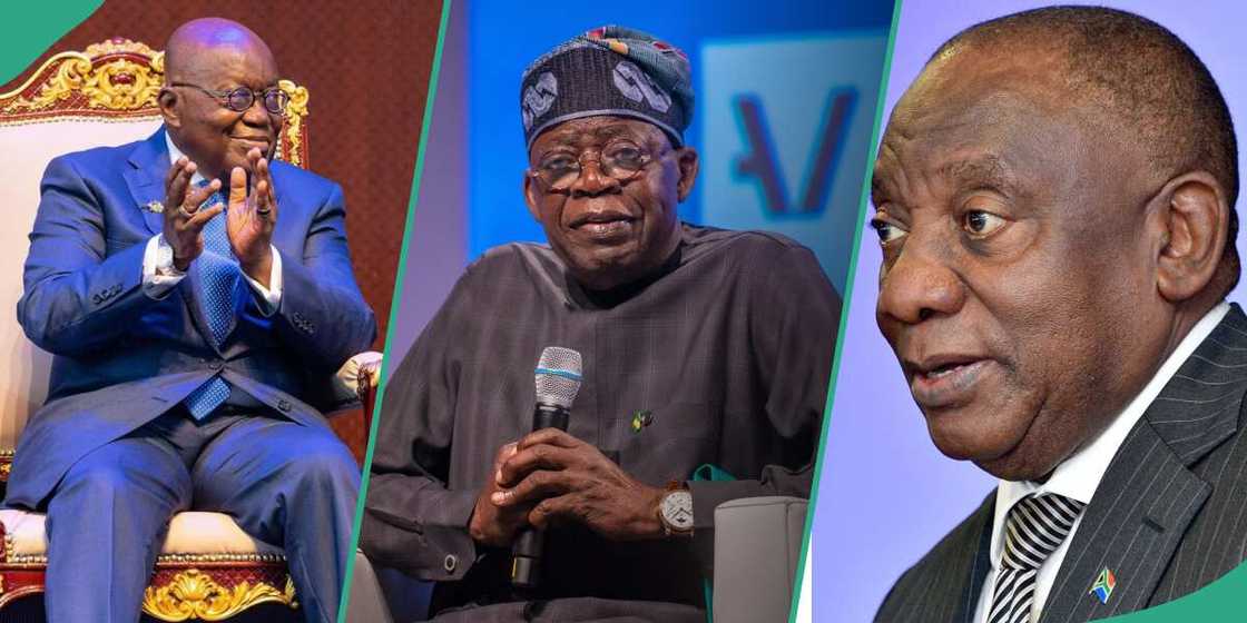 President Bola Tinubu and other African presidents who are 70 years old and above, including 91-year-old Paul Biya of Cameroon have emerged, following the emergence of 44-year-old Bassirou Diomaye Faye, the president of Senegal. President Bola Tinubu and other African presidents who are 70 years old and above, including 91-year-old Paul Biya of Cameroon have emerged, following the emergence of 44-year-old Bassirou Diomaye Faye, the president of Senegal.