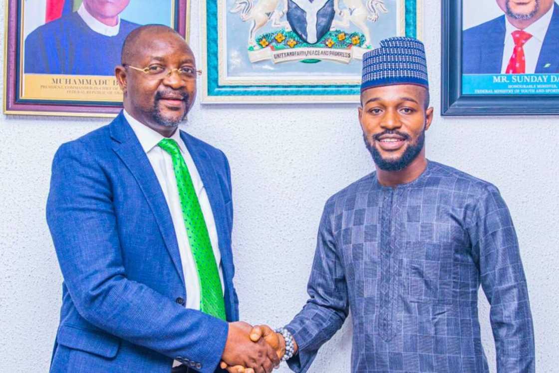 Buhari’s Minister Dare Receives New Pan-African Youth Union Vice President in Abuja Buhari’s Minister Dare Receives New Pan-African Youth Union Vice President in Abuja