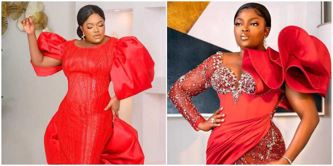 Toyin Abraham and Funke Akindele Toyin Abraham and Funke Akindele