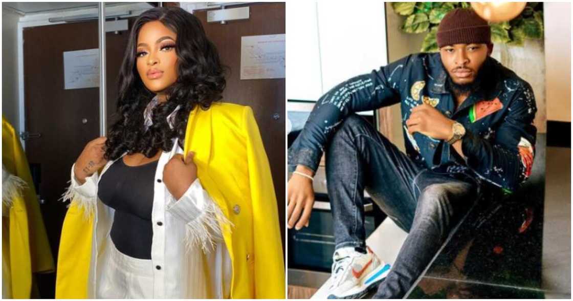 Singer Baby C and BBNaija's Eric Singer Baby C and BBNaija's Eric