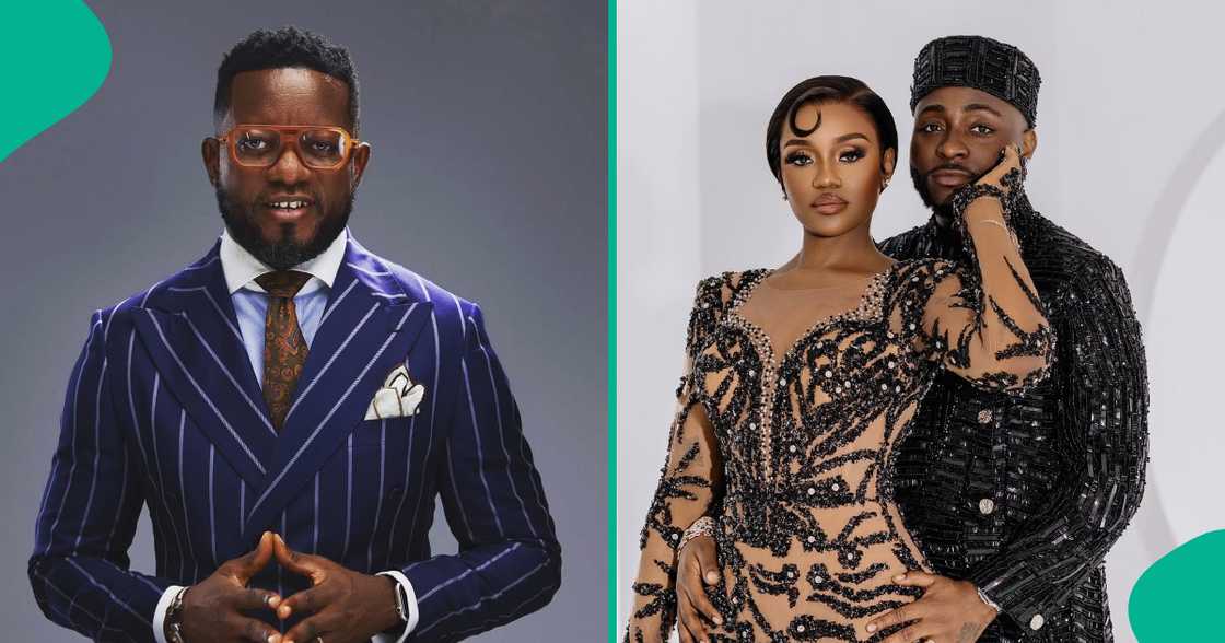 Uche Nnaji slams Davido's stylist over his wedding day look. Uche Nnaji slams Davido's stylist over his wedding day look.