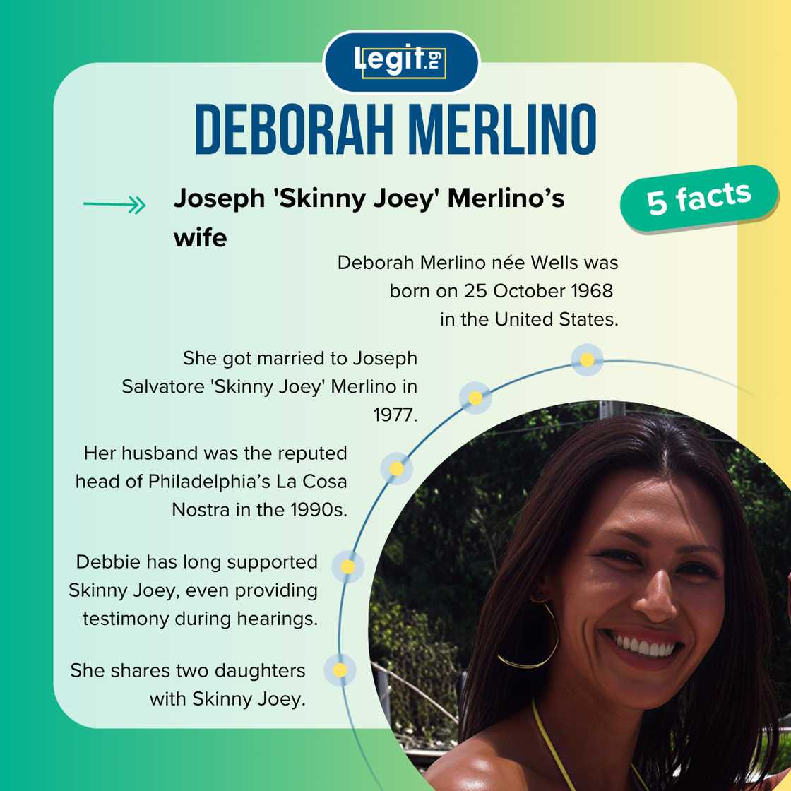Five facts about Skinny Joey Merlino's wife, Deborah Merlino