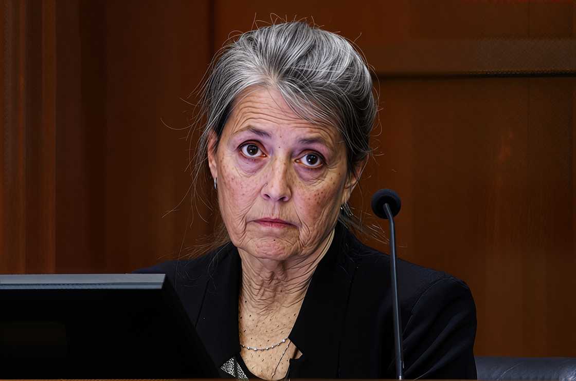Christi Dembrowski at the Fairfax County Circuit Courthouse in Fairfax, Virginia