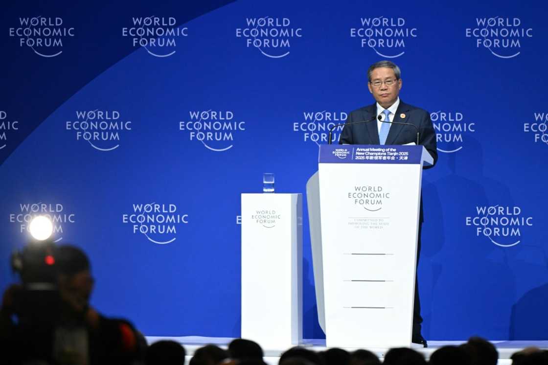 Chinese Premier Li Qiang warned the global economy was 'undergoing profound changes' Chinese Premier Li Qiang warned the global economy was 'undergoing profound changes'
