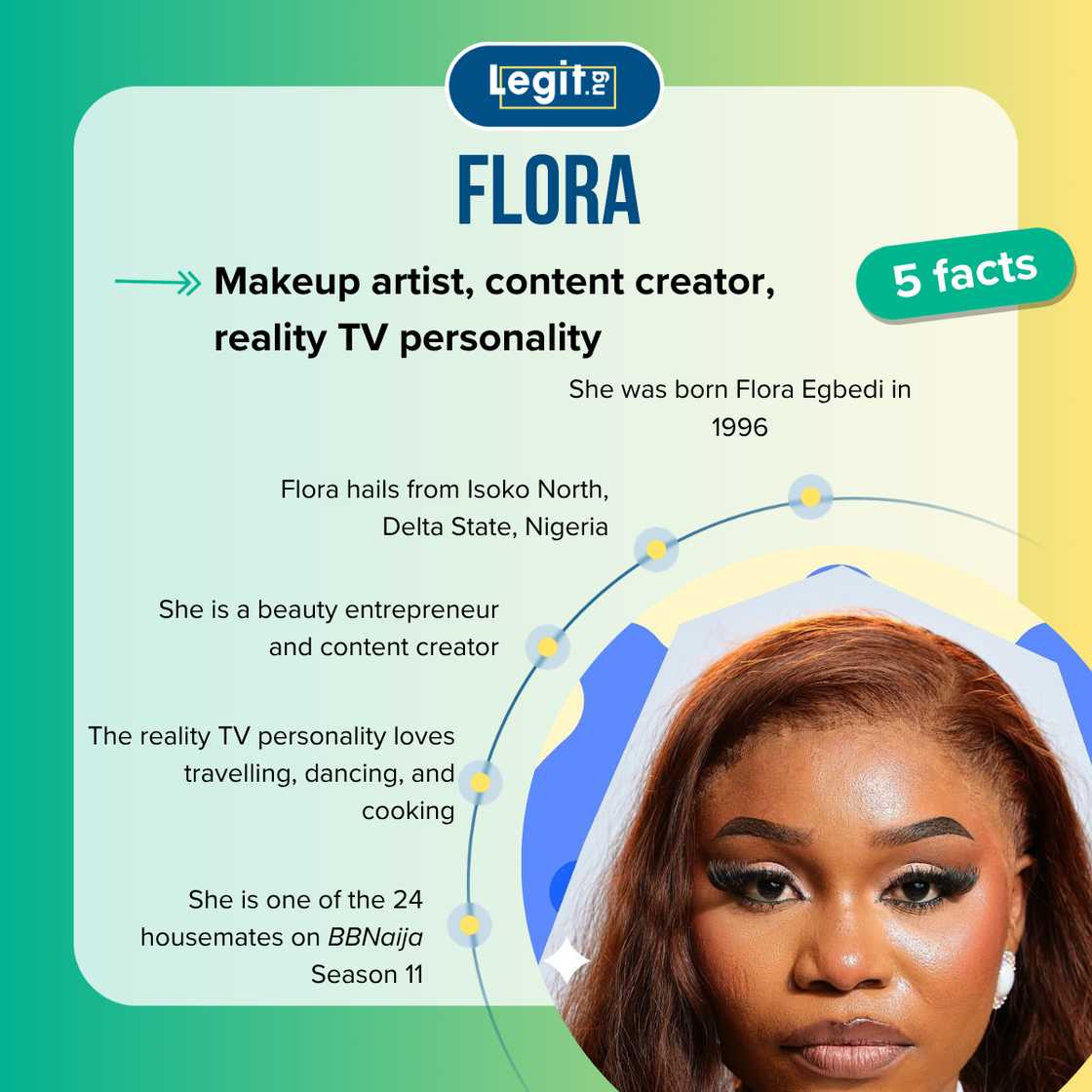 Five facts about Flora from BBNaija Five facts about Flora from BBNaija