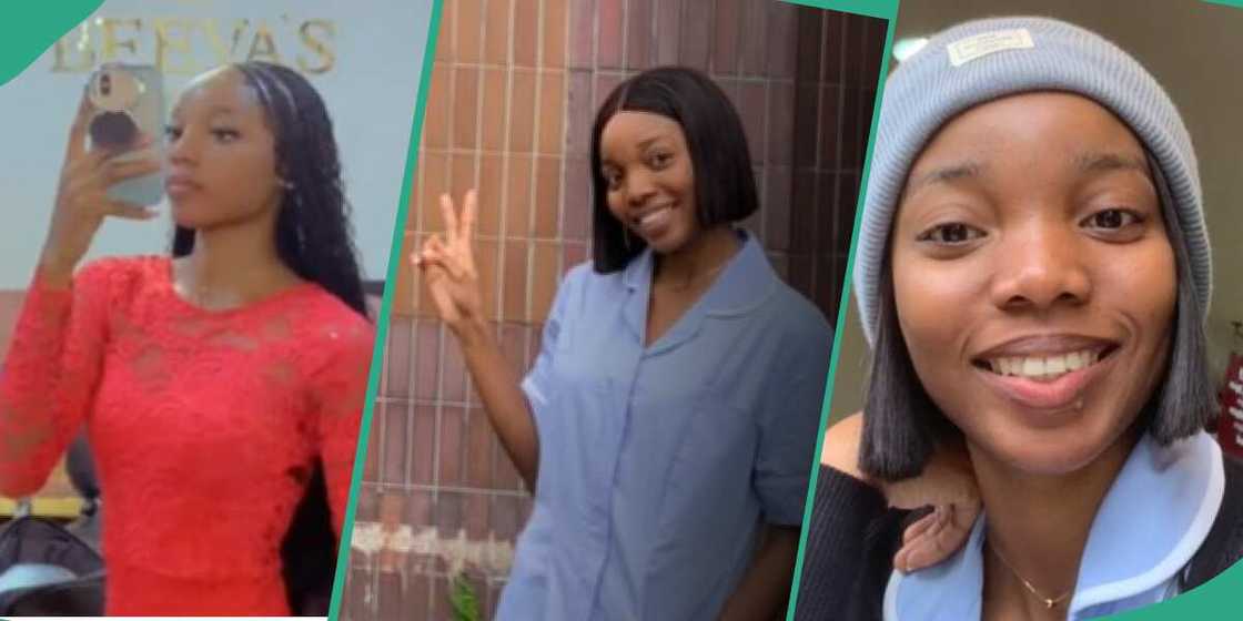 The Nigerian lady showed the moment she arrived at UK The Nigerian lady showed the moment she arrived at UK