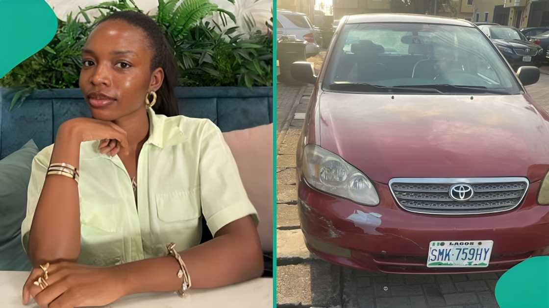 Nigerian lady shares photo after her car disappears during church service