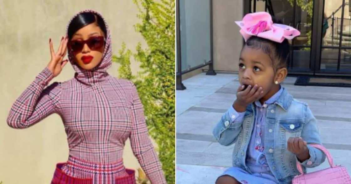 Cardi B, Kulture, handbag. Cardi B, Kulture, handbag.