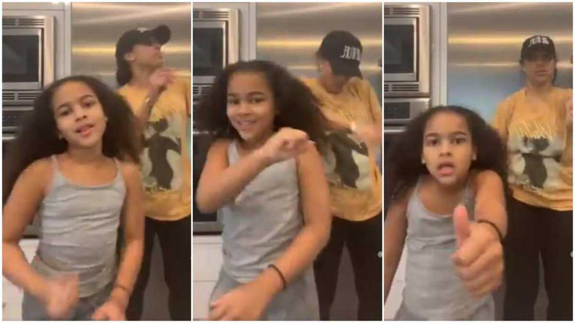 See how this little girl tried to beat her mother in dance 'competition' See how this little girl tried to beat her mother in dance 'competition'