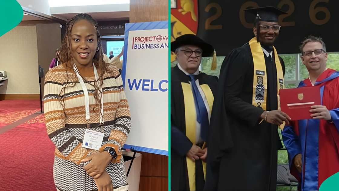 Mum celebrates as Covenant University graduate bags master's degree at 22 Mum celebrates as Covenant University graduate bags master's degree at 22