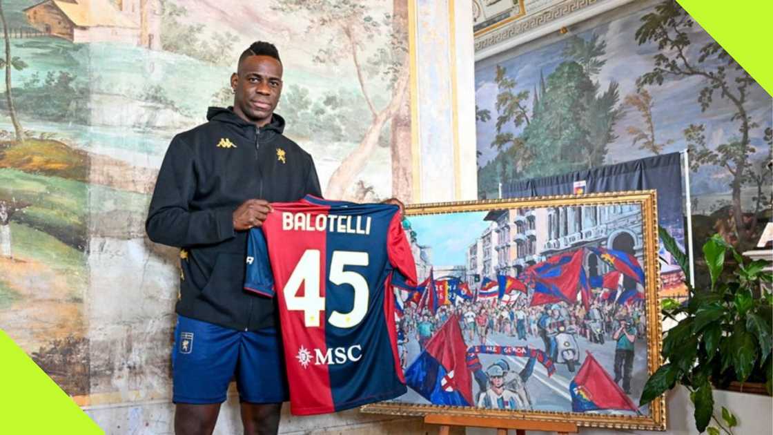 Mario Balotelli has joined Serie A side Genoa CFC. Mario Balotelli has joined Serie A side Genoa CFC.