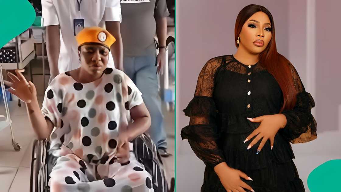 Actress Doris Ogala claims she fell unconscious as she shares video as proof. Actress Doris Ogala claims she fell unconscious as she shares video as proof.