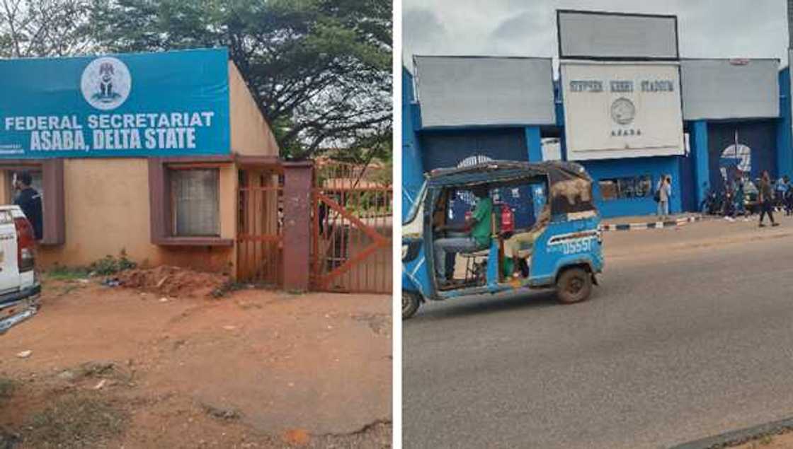 Harkoki sun tsaya a Asaba babban birnin jihar Delta. Harkoki sun tsaya a Asaba babban birnin jihar Delta.