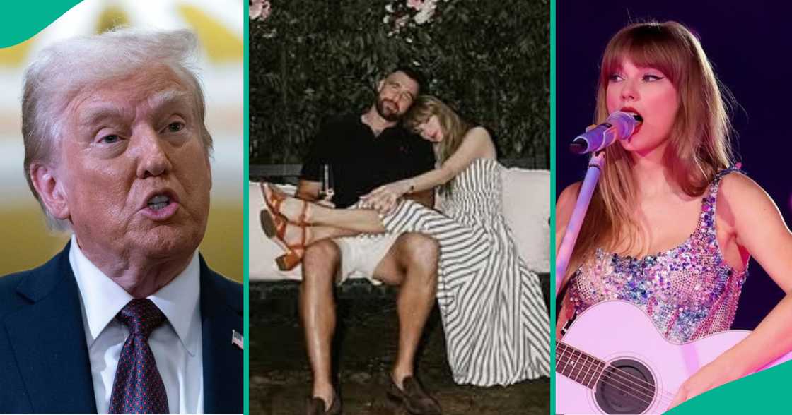 US president Donald Trump reacts to Taylor Swift's engagement. US president Donald Trump reacts to Taylor Swift's engagement.