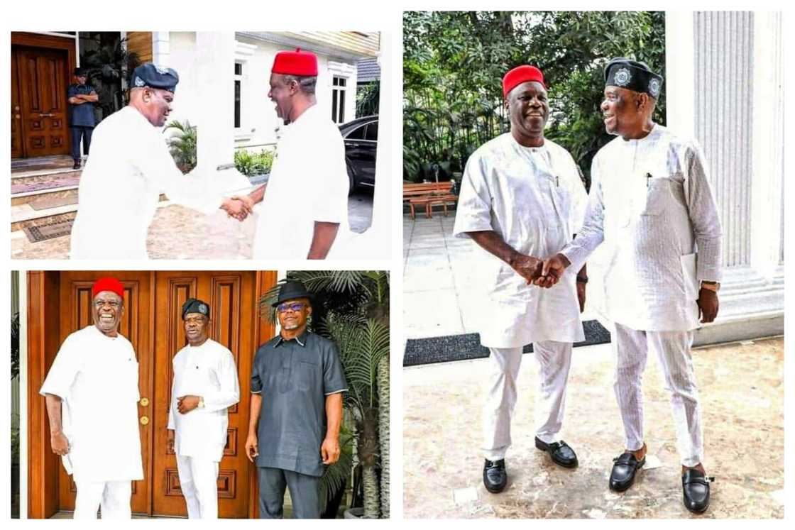 Orubebe tare da gwamna Wike. Orubebe tare da gwamna Wike.