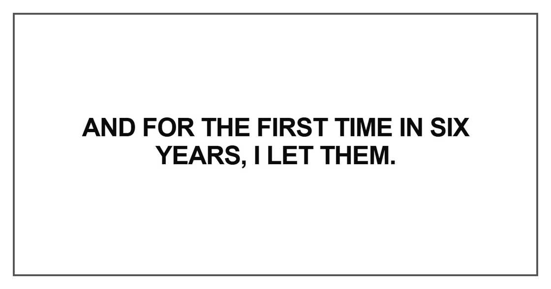 And for the first time in six years And for the first time in six years