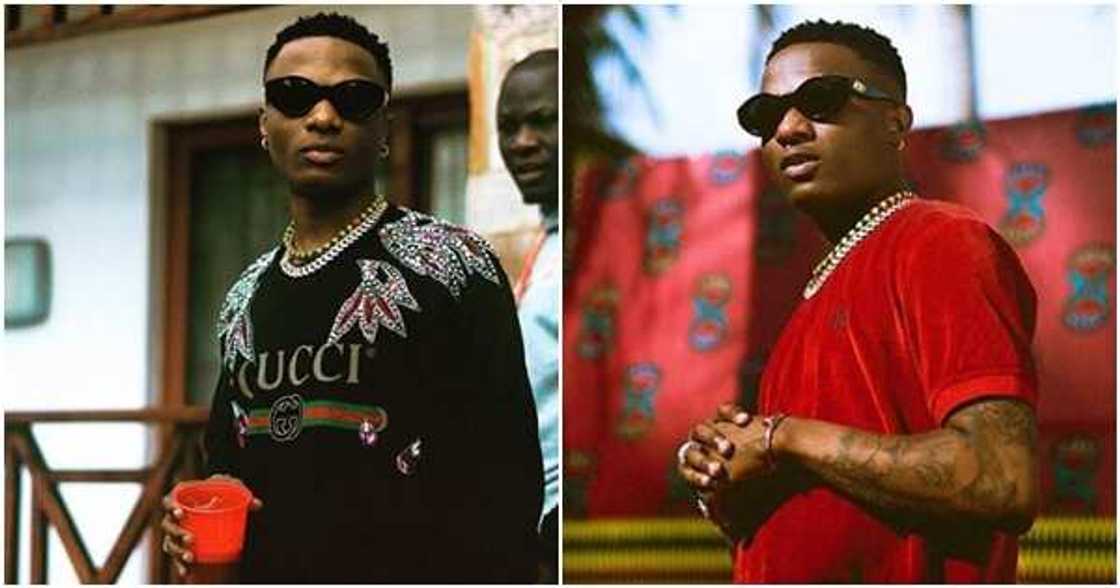 Photos of singer Wizkid. Photos of singer Wizkid.