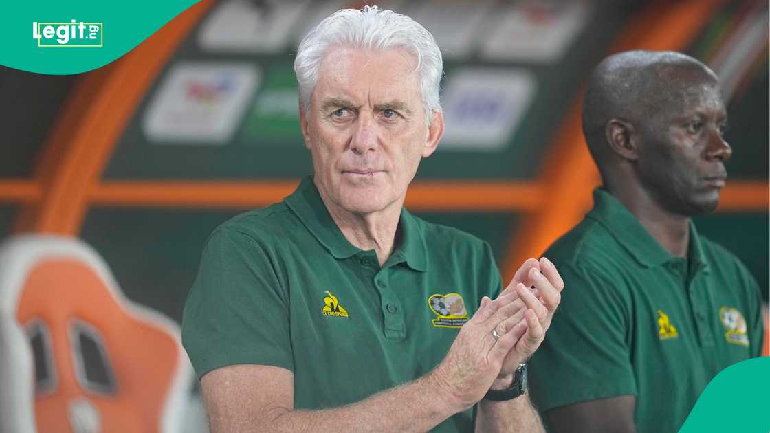 Hugo Broos, Bafana Bafana, DR Congo, Felix Houphouet-Boigny, Abidjan, Ivory Coast, AFCON 2023. Hugo Broos, Bafana Bafana, DR Congo, Felix Houphouet-Boigny, Abidjan, Ivory Coast, AFCON 2023.