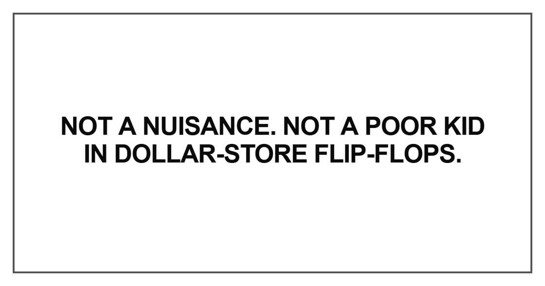 Not a nuisance Not a nuisance