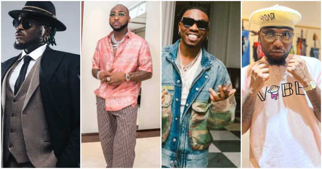 Peruzzi, Davido, Mayorkun, Dremo Peruzzi, Davido, Mayorkun, Dremo