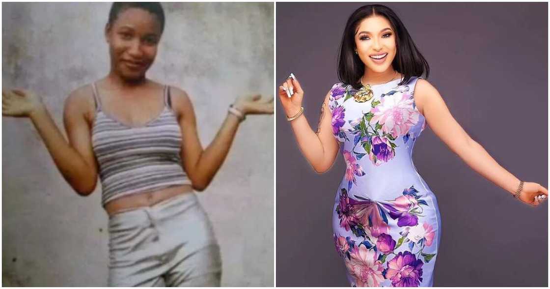 Photo of Tonto Dikeh as a girl. Photo of Tonto Dikeh as a girl.