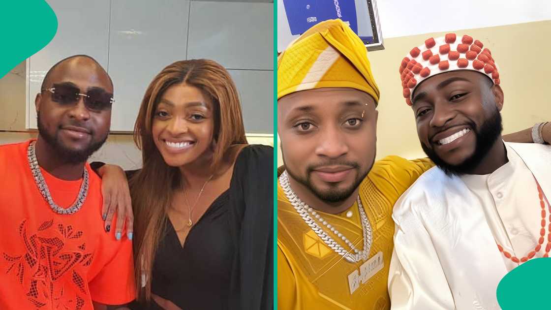Davido's big sister explains their family resemblance.