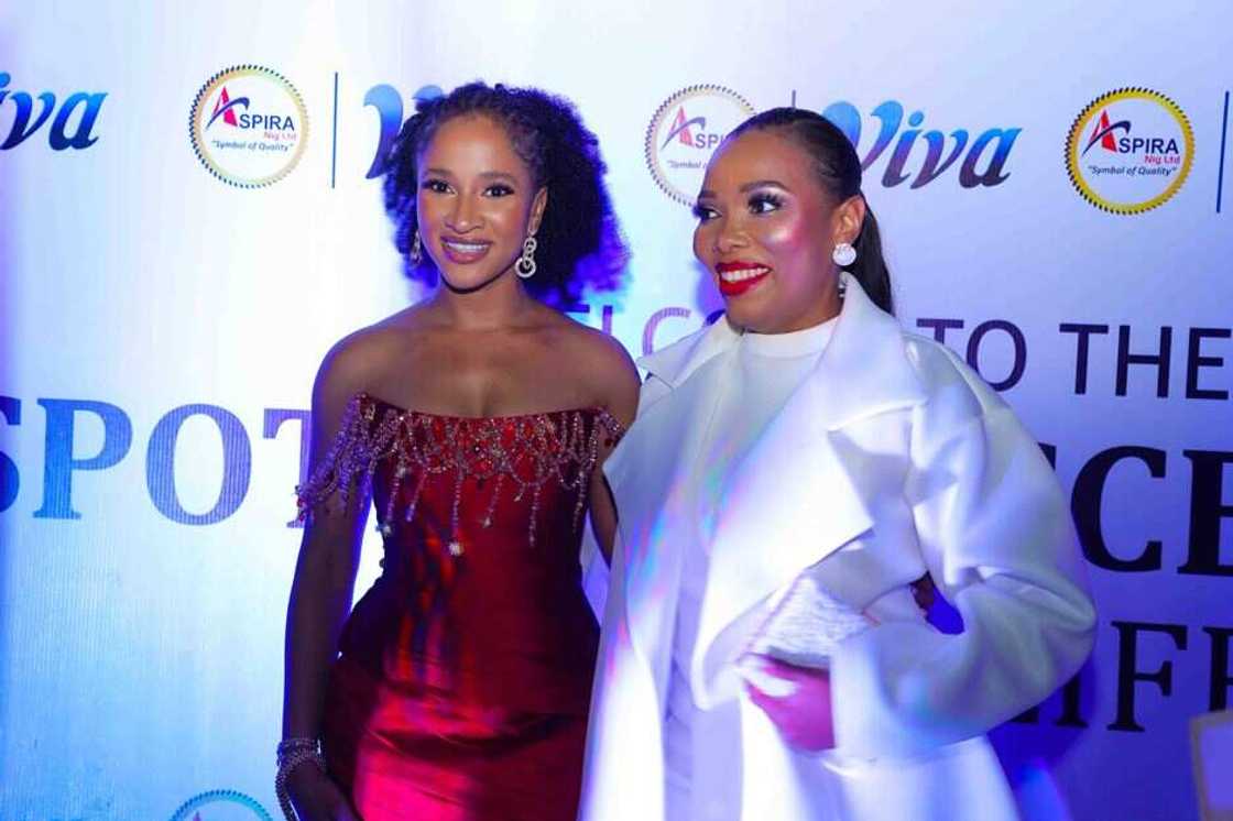 Nancy Isime, Adesua Etomi, Steal the Show at the Grand Premiere of The Set Up 2 Powered By Viva Plus Detergent Nancy Isime, Adesua Etomi, Steal the Show at the Grand Premiere of The Set Up 2 Powered By Viva Plus Detergent