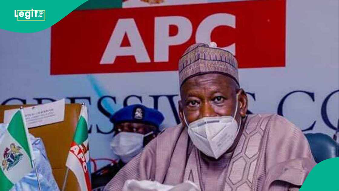 Shugaban APC na kasa, Abdullahi Ganduje. Shugaban APC na kasa, Abdullahi Ganduje.