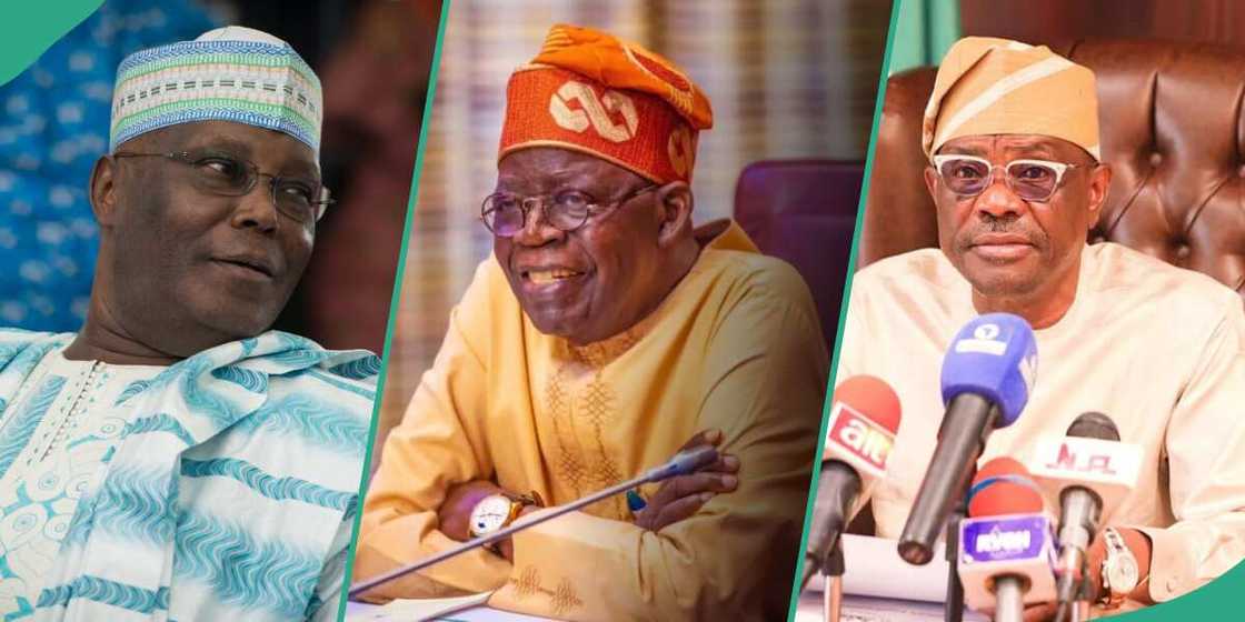 Atiku, Tinubu, Wike trio Atiku, Tinubu, Wike trio
