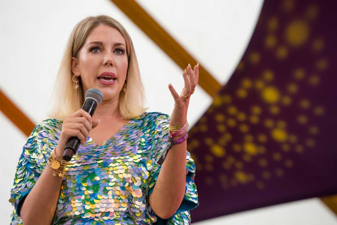 Katherine Ryan performs live on stage
