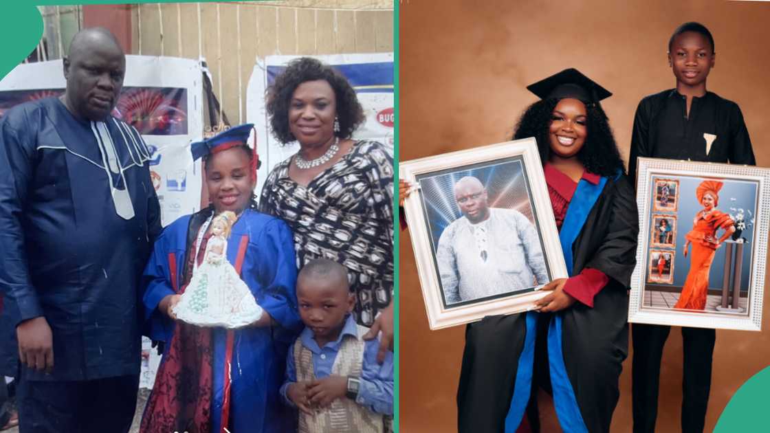 Nigerian lady graduates from school.