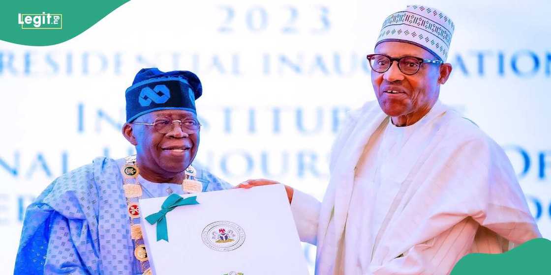 Muhammadu Buhari da Bola Tinubu Muhammadu Buhari da Bola Tinubu