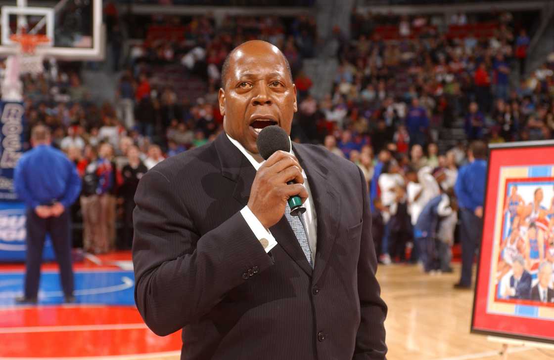 Vinnie Johnson at the Palace of Auburn Hills in Auburn Hills, Michigan Vinnie Johnson at the Palace of Auburn Hills in Auburn Hills, Michigan