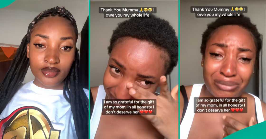 Lady shares how her mum responded about debt repayment. Lady shares how her mum responded about debt repayment.