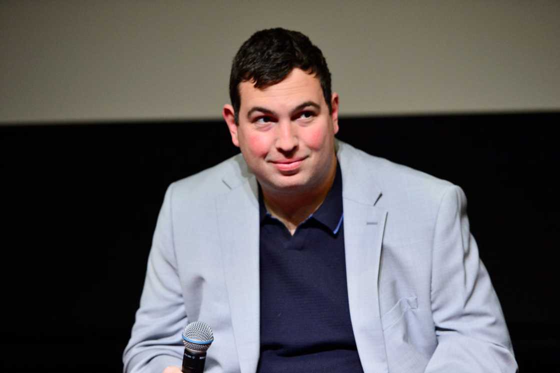 David Isaacman at a theater in Hollywood David Isaacman at a theater in Hollywood