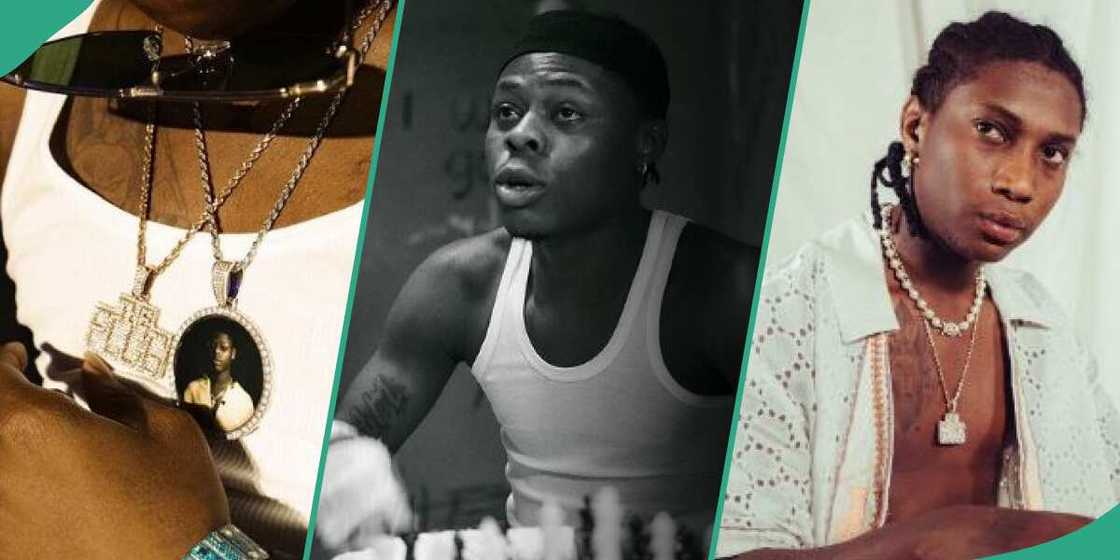 Late Mohbad and Bella Shmurda Late Mohbad and Bella Shmurda