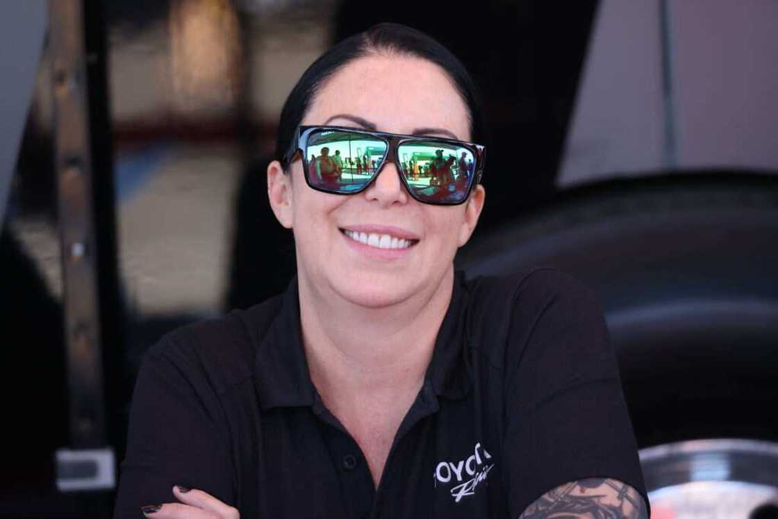 Alexis DeJoria attend a racing event Alexis DeJoria attend a racing event