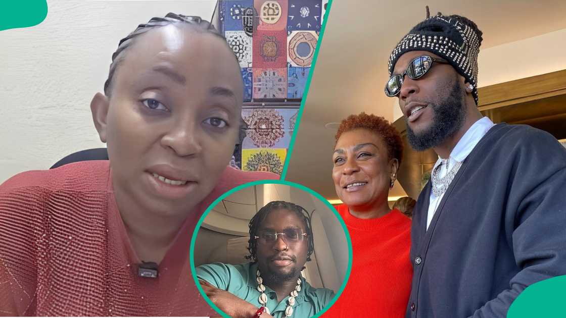 Tracy Ohiri warns Burna Boy's mother and singer about VDM, fans react